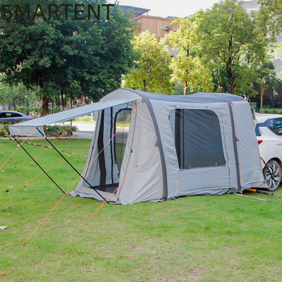 149.6*70.8*70.8 Inch Grey Waterproof PU2000MM Coated Polyeseter 210D Spacious SUV Air Camping Tent Com Proteção UV fornecedor