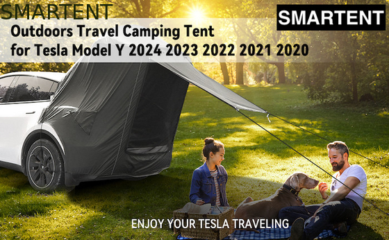 Leve 4 Temporada Tesla Camping Tent Cor Negra Impermeável Prata revestido Poliéster 210D Rápido 10 minutos de instalação fornecedor