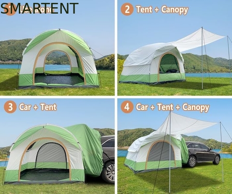8.2*8.2*6.6Ft Dual Color Impermeável PU3000MM revestido de Poliéster 210T All Season Veículo Camping Tent Easy Setup fornecedor