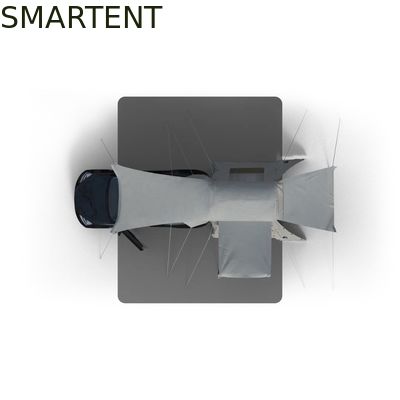 660*290*180CM Instalação fácil Khaki 210D Ocford Tesla inflável tenda de acampamento 4 Temporada abrigo com rainfly fornecedor