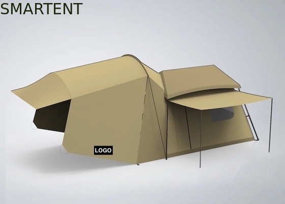 Tenda de acampamento de poliéster revestida de fibra de vidro para Tesla 3 Temporada Modelo cinza à prova d'água Instalação rápida em 10 minutos fornecedor