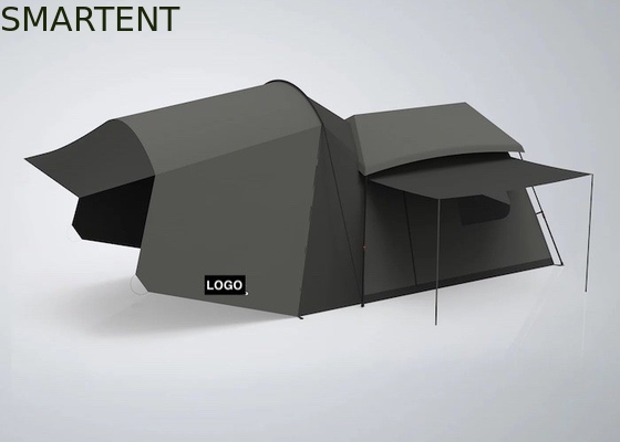 Tenda de acampamento de poliéster revestida de fibra de vidro para Tesla 3 Temporada Modelo cinza à prova d'água Instalação rápida em 10 minutos fornecedor
