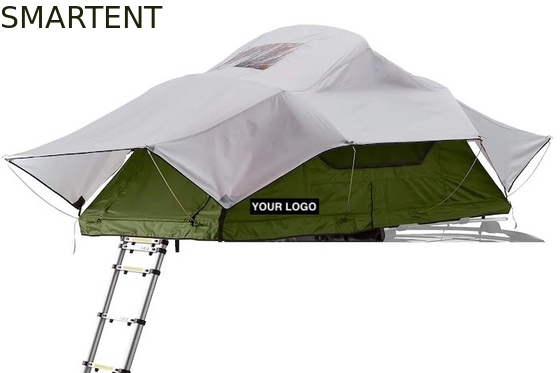 56*96*48'Inch Dual Color Heacy Duty Aluminum Frame Waterproof 600D Ripstop Polyester Tesla Roof Camping Tent fornecedor
