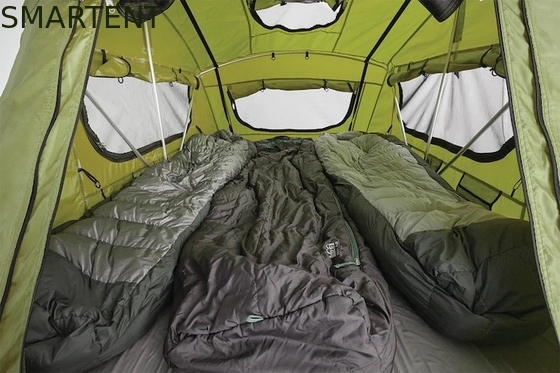 56*96*48'Inch Dual Color Heacy Duty Aluminum Frame Waterproof 600D Ripstop Polyester Tesla Roof Camping Tent fornecedor