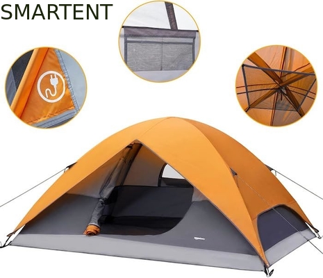4 Pessoa 2.74*2.13*1.22M Ultralight 3 Temporada Glamping Tents Fibra de vidro Alumínio ou aço Pólo 1,5-2,5m Alto fornecedor