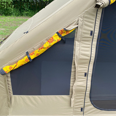 395*300*200CM Campeamento à prova d'água Khaki Oxford 600D PVC 4-8 Pessoa UV resistente a explosão para acampar ao ar livre fornecedor
