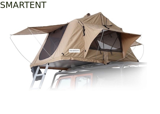 2~4 pessoas impermeável 600D Heavy Duty Rip Stop Poliéster telhado Top Tent com rápido 15 minutos de configuração e proteção UV fornecedor