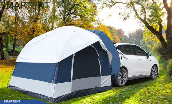 2 pessoas 250 * 250 * 200CM PU2000MM impermeável revestido azul 210D poliéster exterior telhado tenda SUV Pick Up Shelter fornecedor