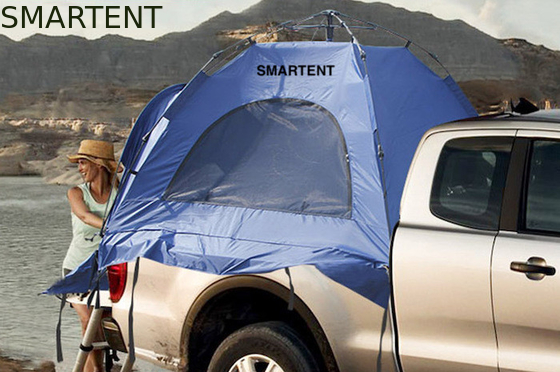 210*165*176CM Azul 210D Poliéster Impermeável Automático Fibra de Vidro Quadro Pick Up Truck Tent fornecedor