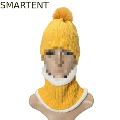 Outdoor Eco Friendly Rpet 2Pcs Set Kids Beanie Collar Warmer Suporte Renovável Branding Custom Fair Trade fornecedor