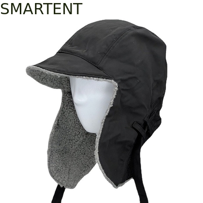 Acessórios Eco-friendly Outdoor Cruelty Free OEM Black RPET Snow Hat Para Inverno fornecedor
