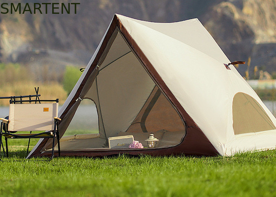 Tenda de acampamento portátil à prova d'água 150X200X130CM PU2000MM revestida em poliéster 210T com design triangular, pop-up, totalmente automática, de abertura rápida, para praia fornecedor