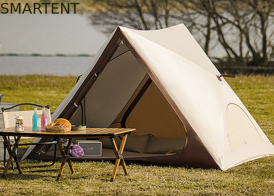 Tenda de acampamento portátil à prova d'água 150X200X130CM PU2000MM revestida em poliéster 210T com design triangular, pop-up, totalmente automática, de abertura rápida, para praia fornecedor