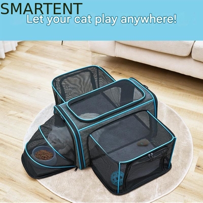 Bolsa para gatos de 20,2*12,5*12 polegadas para sair, altamente durável, suprimentos fofos para animais de estimação, não tóxica, durável, lavável. O pacote inclui 1 X suprimentos para animais de estimação, rosa/azul/verde fornecedor