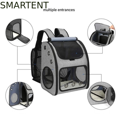 34*27*42.5CM Saco de viagem para animais de estimação expansível ao ar livre Não tóxico Produtos para animais de estimação bonitos para animais de estimação Unisex Em características cinzentas Durável Lava-se fornecedor