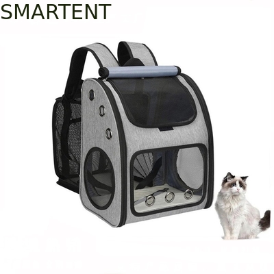 34*27*42.5CM Saco de viagem para animais de estimação expansível ao ar livre Não tóxico Produtos para animais de estimação bonitos para animais de estimação Unisex Em características cinzentas Durável Lava-se fornecedor