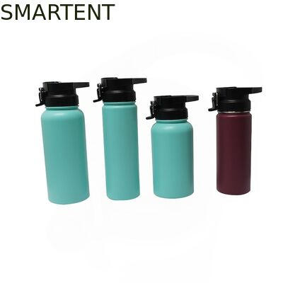 Comprar Actividade ao ar livre com tampa flip-top Customizada 304 aço inoxidável Boca grande Multi-capacidade de vácuo isolado frasco termoes verdes Botelha de água de treino Amantes do ar livre Fabricação em linha