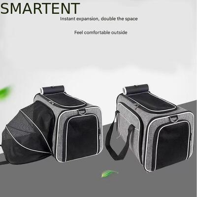 Dogs Cats and Rabbits Cute Pet Supplies Playful Style Chew Play Sleep Functions Gray Cationic Polyester Multi-Purpose Outdoor Travel Carry HandBag fornecedor