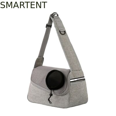 Comprar 36*19*12CM Unissex Durável Lavável Não tóxico Adorável Durabilidade Cinza Oxford Bolsa de Ombro para Passeio de Animais Fabricação em linha