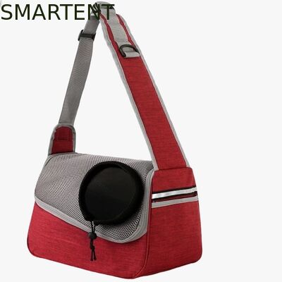 36*19*12CM Unisex Durable Washable Non toxic Lovely Durability Gray Oxford Pet Outing Shoulder Bag fornecedor