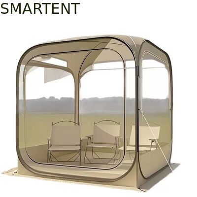 Comprar Tenda exterior portátil de abertura rápida de banheiro transparente 130*130*175cm para assistir a eventos desportivos Fabricação em linha