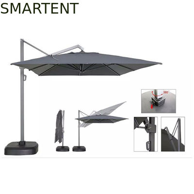 Comprar 360 café revolvendo do hotel do guarda-chuva 2.7M Side Pole Parasol do parasol do bar do grau Fabricação em linha