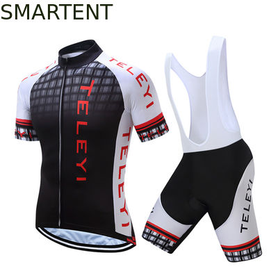 Comprar Os acessórios de ciclagem de ciclagem da bicicleta do jérsei do terno do poliéster secam rapidamente ternos curtos Fabricação em linha