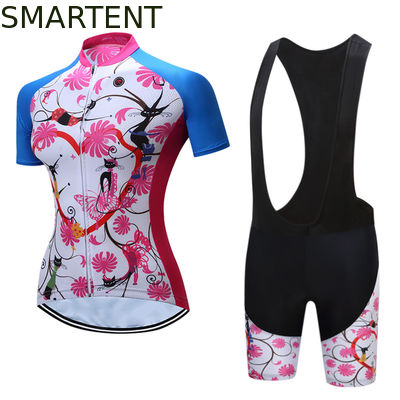 Comprar Os acessórios de ciclagem de ciclagem da bicicleta da roupa das mulheres exteriores refrigeram ternos secos do jérsei da bicicleta Fabricação em linha