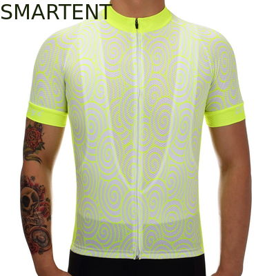 Comprar O ciclismo feito sob encomenda de montada sere camisa suada de ciclagem dos esportes T dos acessórios da bicicleta fluorescente do poliéster a anti Fabricação em linha