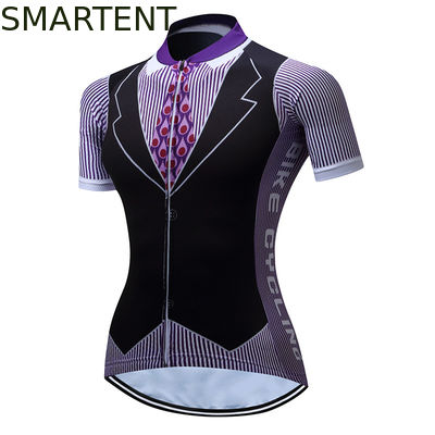 Comprar Jérsei de ciclagem sleeved curto do cascalho do jérsei fêmea da equitação do Mountain bike Fabricação em linha