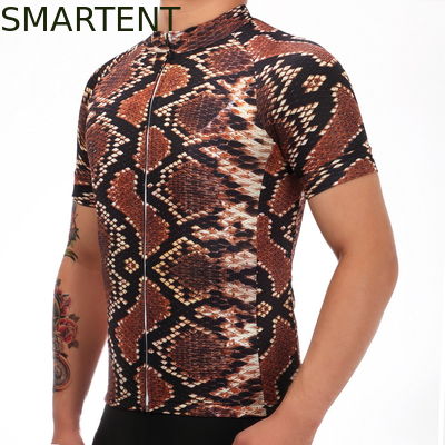 Comprar Jérsei de montada personalizado poliéster do projeto de Snakeskin para a equitação da bicicleta Fabricação em linha