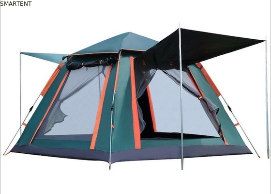 205*205*135cm verde PU2000MM 210T poliéster resistente à água tenda automática de acampamento fornecedor