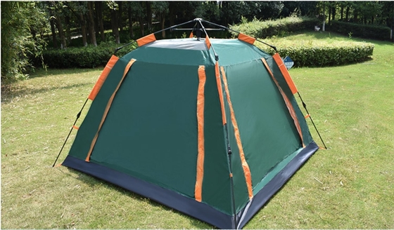 205*205*135cm verde PU2000MM 210T poliéster resistente à água tenda automática de acampamento fornecedor