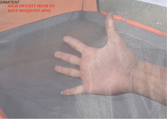 210X180X130cm Laranja impermeável PU2000mm revestido 190T poliéster aconchegante tenda de acampamento fornecedor