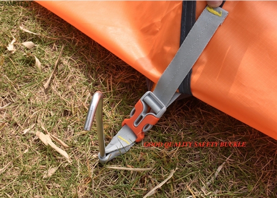 210X180X130cm Laranja impermeável PU2000mm revestido 190T poliéster aconchegante tenda de acampamento fornecedor