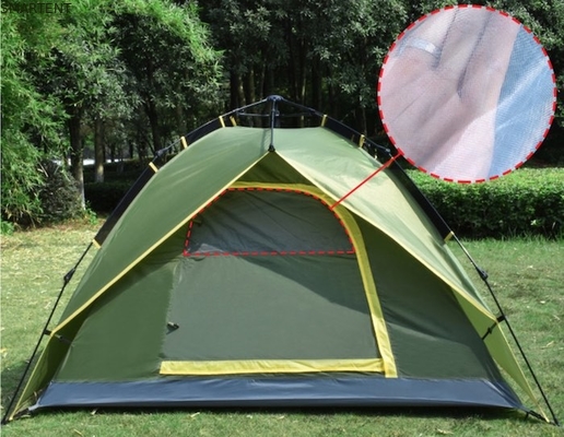 Tendas de acampamento ao ar livre Design de moda Multifuncional Automático Fibra de vidro Canopy aconchegante Protetor solar e à prova de chuva para 3-4 pessoas fornecedor