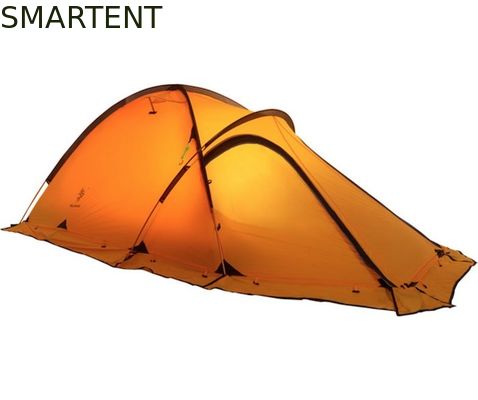 Comprar As barracas de acampamento exteriores acolhedores PU8000mm alaranjado revestiram o dossel de alumínio de nylon do quadro de 360T Ripstop Fabricação em linha