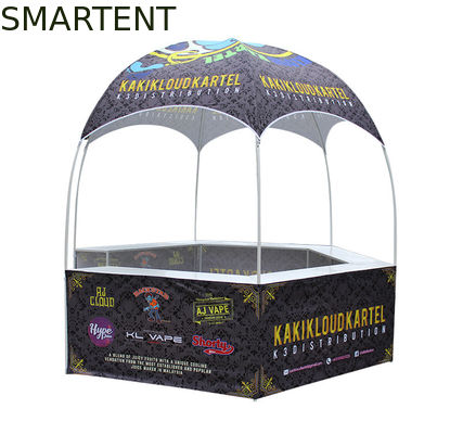 Comprar Anunciar o pó branco da barraca exterior do evento revestiu a cabine do quiosque de Oxford da sublimação da tintura Fabricação em linha