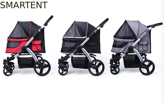 Comprar Fontes bonitos do animal de estimação da barraca impermeável de alumínio do cão do cinza 600D Oxford do trole 103x90x60cm Fabricação em linha