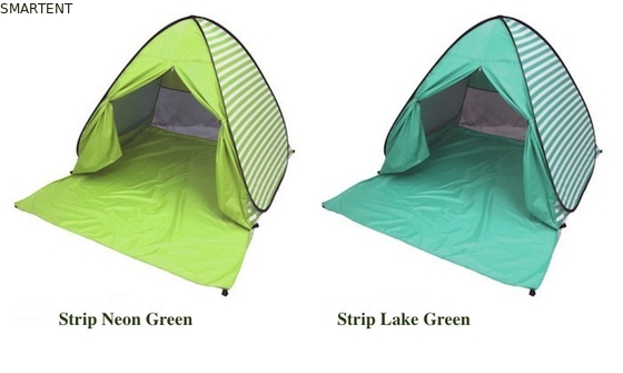 Tendas de acampamento ao ar livre Tenda de praia automática pop up tamanho mais Prata revestida 190T Poliéster 165 * 200 * 130cm à prova de sol com UV 50 fornecedor