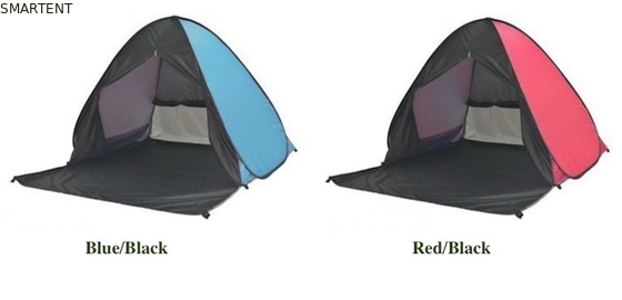 Tendas de acampamento ao ar livre Tenda de praia automática pop up tamanho mais Prata revestida 190T Poliéster 165 * 200 * 130cm à prova de sol com UV 50 fornecedor