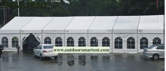 Comprar Ateie fogo - ao dossel branco resistente do miradouro da barraca do partido 10x30 com casamento H6XW7XL50M do PVC dos Sidewalls Fabricação em linha