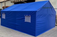 Abrigo provisório 3X4M da barraca exterior de aço azul do evento do quadro do tubo de Oxford da barraca da ajuda humanitária fornecedor