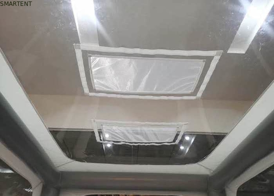 Tenda de acampamento inflável de retângulo branco 400D Oxford Air Pole Tenda isolada L3XW2XH2.2M fornecedor
