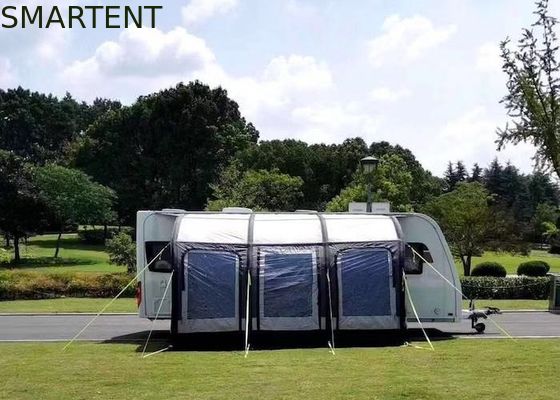 Comprar PU3000 revestiu barraca de acampamento exterior do PNF da explosão da barraca 190T do ar a grande acima Fabricação em linha