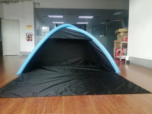 Poliéster preto 190T 2 Homem Praia Inflável Camping Tent Blow Up Praia fornecedor