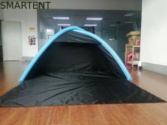 Comprar Poliéster preto 190T 2 Homem Praia Inflável Camping Tent Blow Up Praia Fabricação em linha