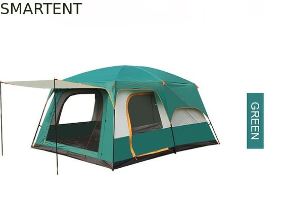 Comprar Verde automático impermeável do poliéster PU3000MM da barraca de acampamento 190T da família Fabricação em linha