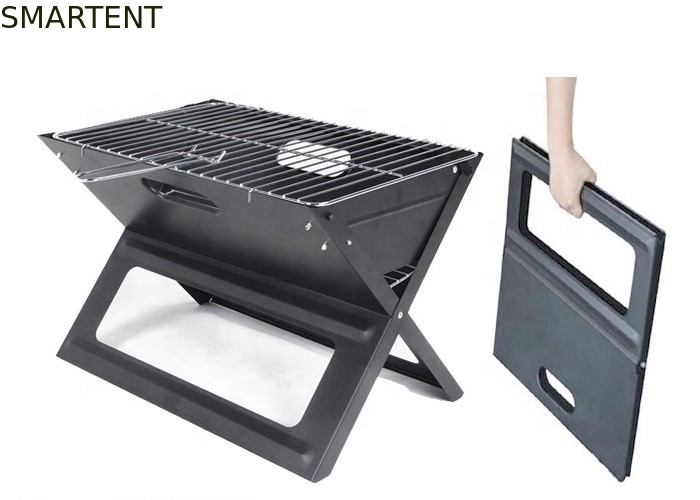 Imprensa de perfurador de acampamento fresca de aço preta que carimba a grade de 45cm Dia Portable Folding Charcoal Barbecue fornecedor