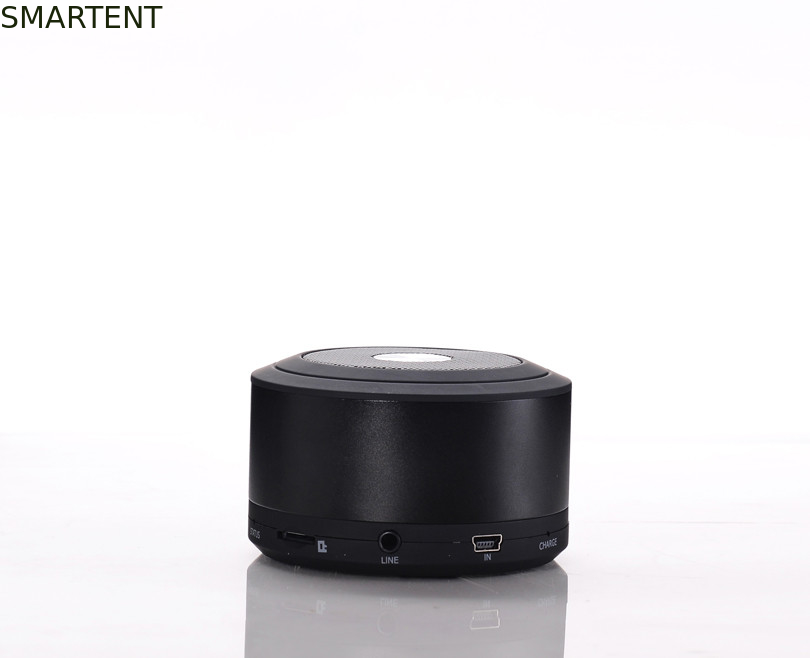 caixa sadia de Smartphone do círculo do preto de 650mAh Mini Cube Bluetooth Speaker Wireless fornecedor